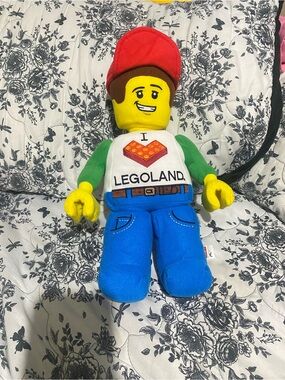 Lego I love Legoland Plush figure Toy - Red, Green, Blue collectible